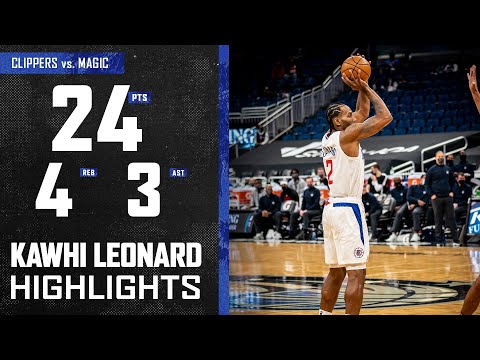 Kawhi Leonard Scores 24 Points in Return vs. Orlando Magic | LA Clippers