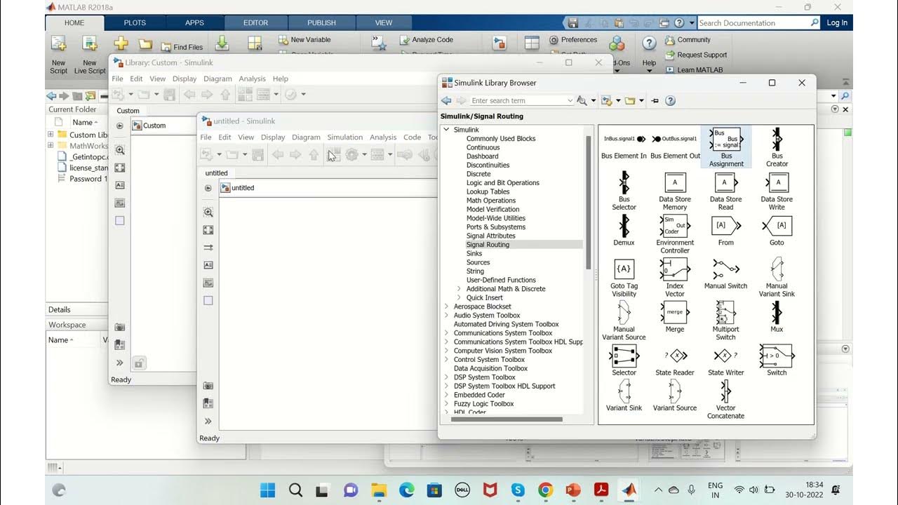 Simulink Part 6 | Adding Libraries to Simulink Library Browser ( Create ...