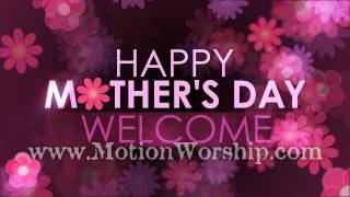 Happy Mother's Day Welcome - Pink & Purple Flowers HD