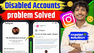 How To Recover Disabled Instagram Account🔥 | Instagram Disabled Account Recovery