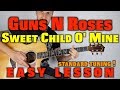 How to play Guns N Roses Sweet Child O' Mine Acoustic