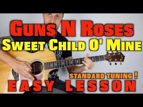 How To Play Guns N Roses Sweet Child O' Mine Acoustic