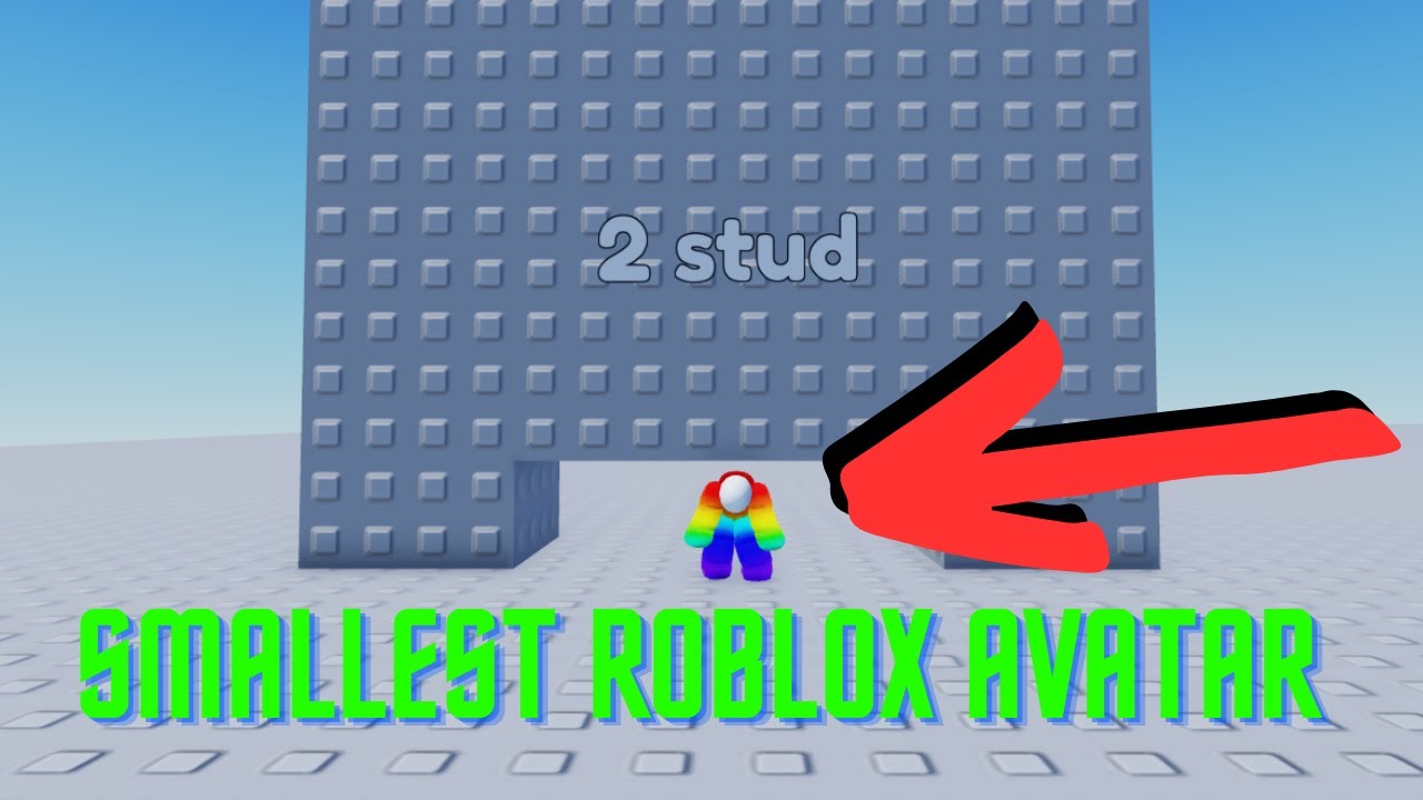 How To Make The SMALLEST Avatar On Roblox FOR FREE 