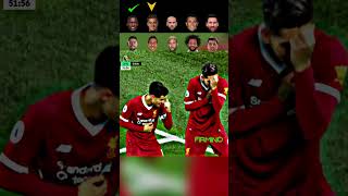 Ronaldo vs Messi vs Neymar vs Firmino vs Rudiger #shorts #football #ronaldo #messi #neymar