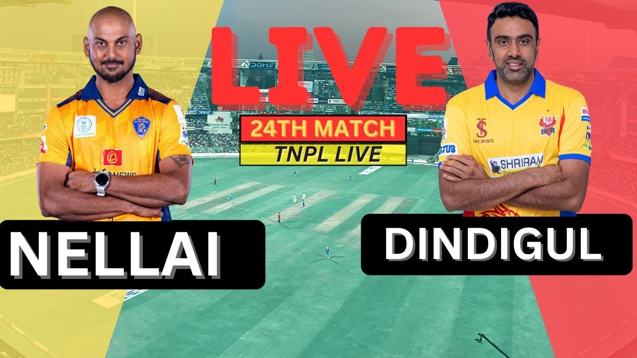 TNPL Live Nellai Royal Kings vs Dindigul Dragons Live | NRK vs DD Live 24th Match TNPL 2025