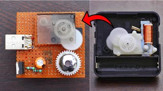 Amazing Project with Clock Machine - DIY Laser Projector