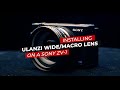 Ulanzi WL-1 Wide Macro Lens Install on Sony ZV-1 [Ulanzi vs Lensmate]