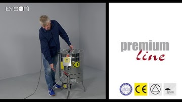 Tangential honey extractor 3-frame electric drive PREMIUM