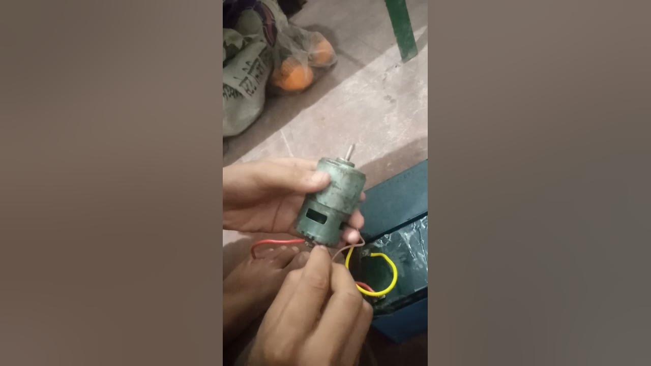 775 motor 24 volt battery testing YouTube