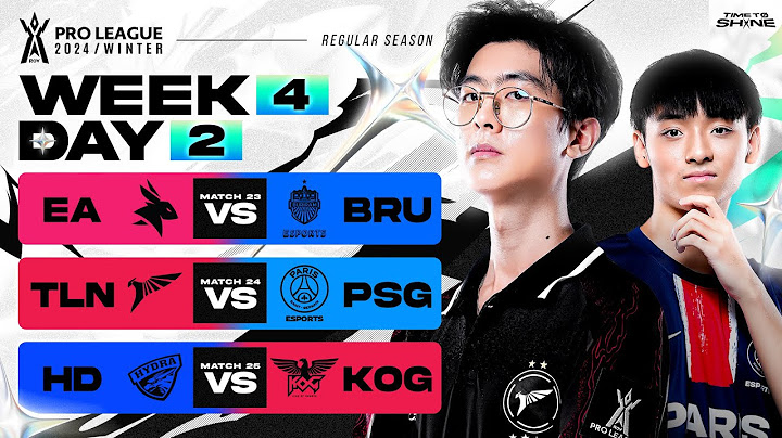 การแข่งขัน RoV Pro League 2024 Winter | รอบเก็บคะแนน Week 4 Day 2