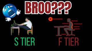 I Ranked How People Sit While Gaming (Tier List)