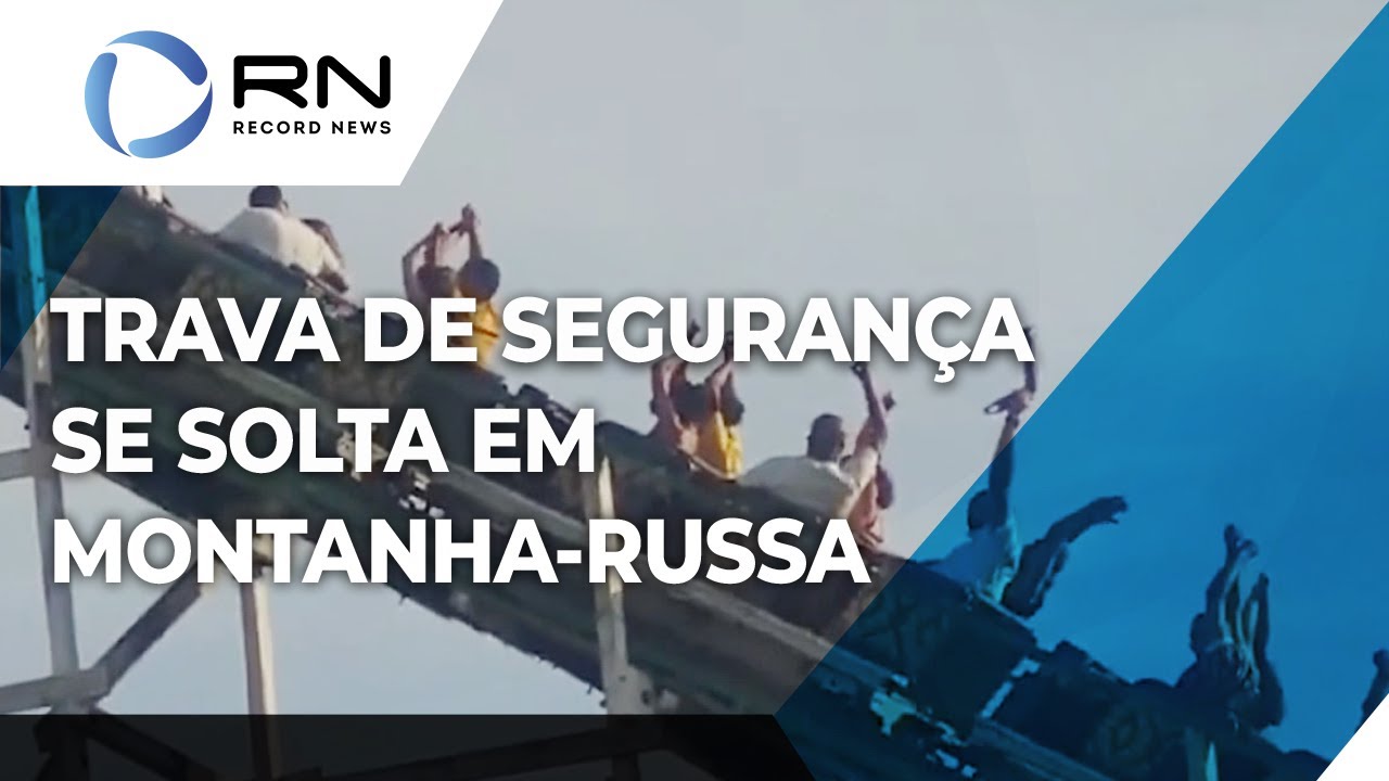 Trava se solta de montanha-russa em movimento no Hopi Hari