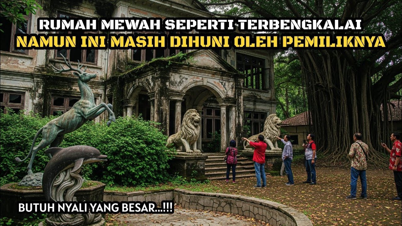 JAWA BARAT HEBOH...! Rumah Mewah Terbengkalai Tapi Masih Dihuni Oleh Pemiliknya