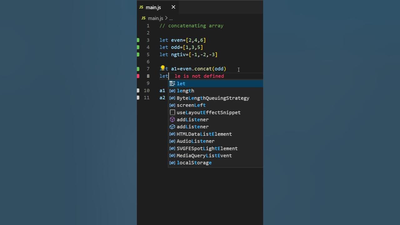 JavaScript : Concat method - YouTube