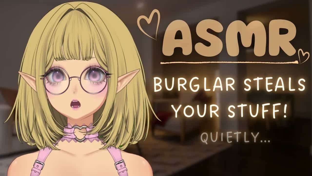 【3DIO ASMR】silly burglar here to steal your stuff~ ♡ personal attention roleplay for sleep