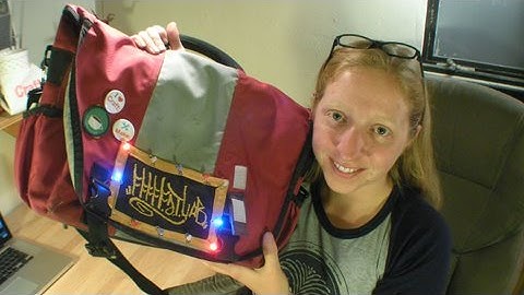 CRAFT Video: LilyPad Arduino Bike Patch