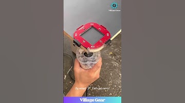 This Woodworking Gadget Makes PERFECT Curves! 🤩 Router ASMR! #woodworkingtips #diy  #tools