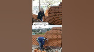 kỹ thuật xây tường 6 lớp đẹp chuẩn gạch 9×19
