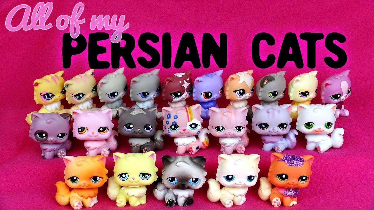 Hus klipning Alfabetisk orden All of My LPS Persian Cats! - YouTube
