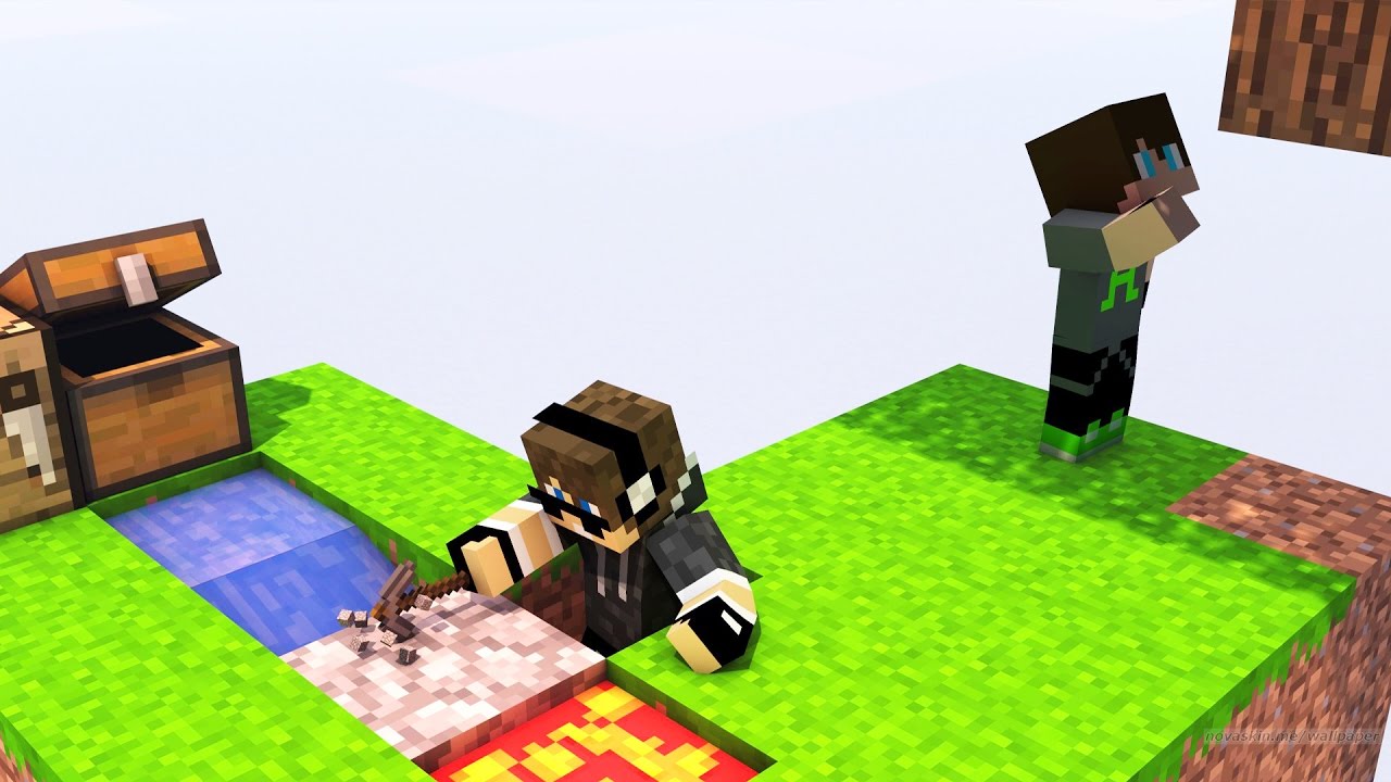 GÖKYÜZÜNDE YAŞAM - Yeni Skyblock Survival #1