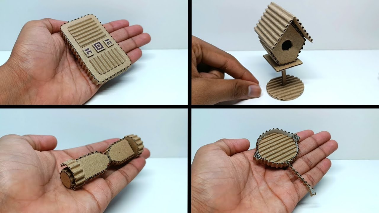 DIY Miniature toys | nokia phone, birds house, hover board, pubg pan | Video link Description