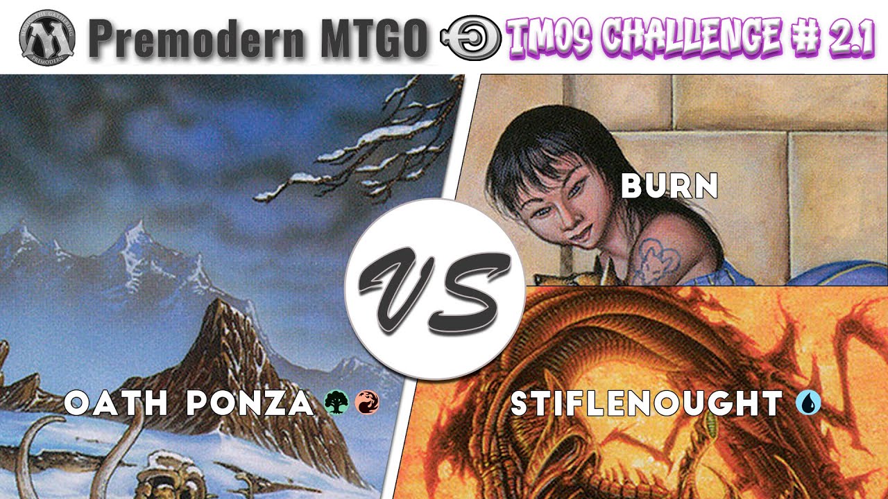 TMOS July Premodern Challenge - Round 3 vs Burn and Round 4 vs Stiflenought U
