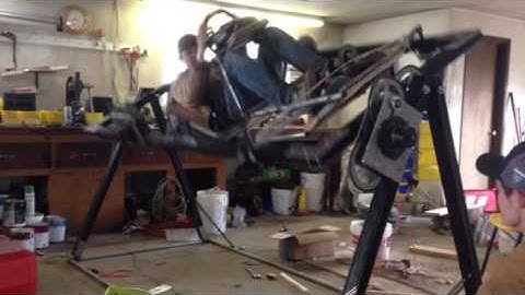 2DOF motion simulator full weight testing