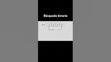 Cómo funciona la búsqueda binaria 🤔#python #programacion #software #algorithm #desarrollador