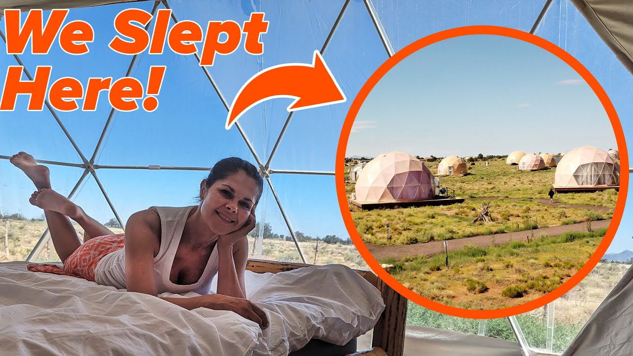 We Spent the Night in a DOME in the middle of the DESERT