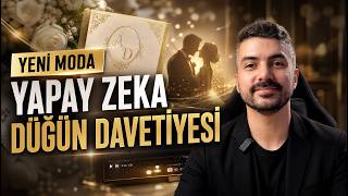 Yapay Zekayla Düğün Davetiye Videosu Hazırlama | Adım Adım Anlatım