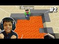 Minecraft manhunt, but if I die, my brother loses (REMATCH)