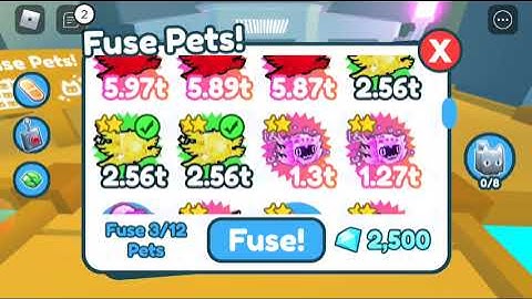 Most Op Fuse Method?!?!??!! Fusing 3 Golden Astral Axolotl! - Pet Simulator X