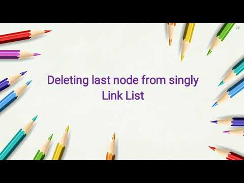 Deletion of last node from singly linked list - lecture 20/DAA