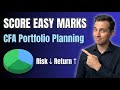 📚Portfolio Planning & IPS Made Easy🤫 CFA Level 1 - PM | SAA, Constraints & Rebalancing Explained😇
