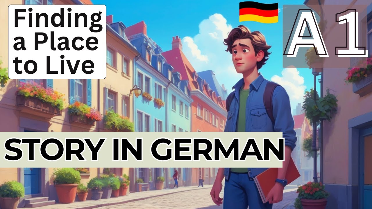 START LEARNING GERMAN with EASY Story for beginners (A1-A2) - YouTube