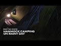 CAMPING VIBES || MENCOBA MOON TARP HAMMOCK DI MUSIM HUJAN, ASMR  #solocamping #rain #rainyday #asmr