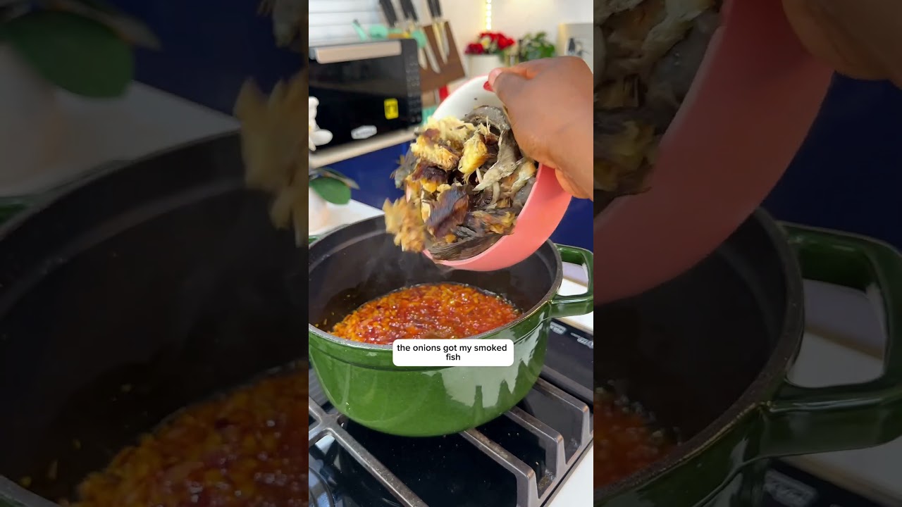 How to make African village native rice : okpehi jollof