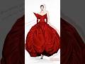 Giambattista Valli Spring 2025 Haute Couture - Red Gown Fashion Illustration on Procreate