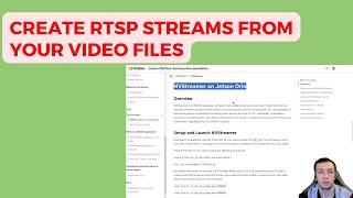 You Won't Believe How Easy RTSP Streams Are with NVIDIA NVstreamer!