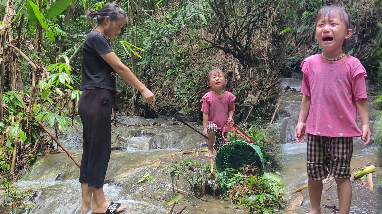 mother and son go into the deep forest to collect medicinal herbs to ...
