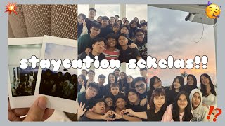 VLOG | staycation with classmates ⁉️ pt.1: staying together at the top villa, getting together be...
