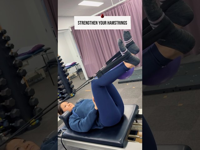 🙌Unconventional hamstring strengthening ❓Ever thought of using The Reformer❓