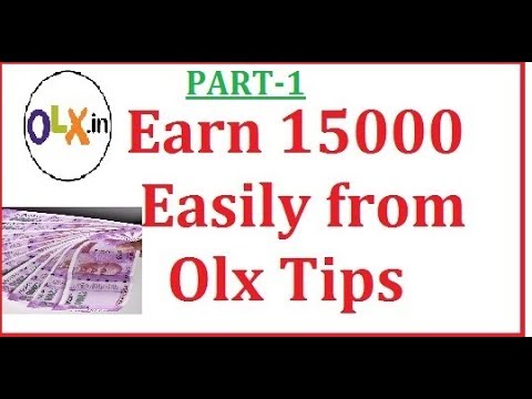 how to make money using olx