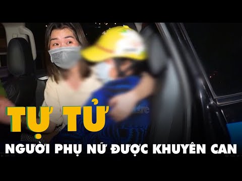 Video Cảnh sát khuyên can, đưa người phụ nữ định nhảy cầu tự... - youtube