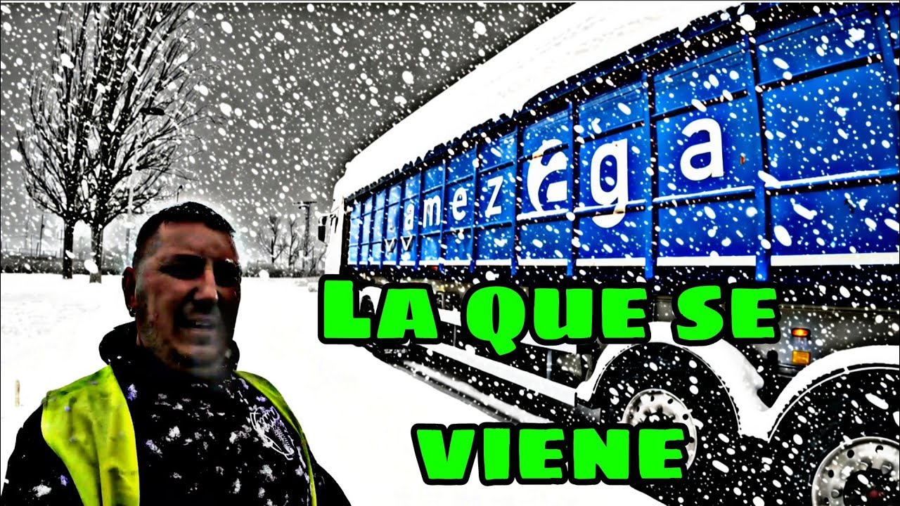 Peligro de nevada #scania #trailer #trucker #trucking 