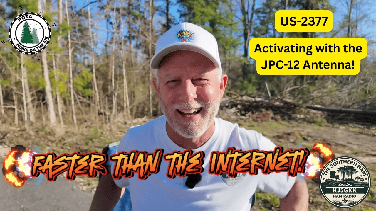 Sometimes Hunters are faster than the Internet! POTA activation at US-2377 with the JPC-12!