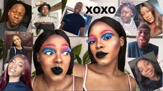 MY FRIENDS DO MY MAKEUP … FROM HOME ?