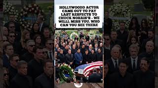 Hollywoodd Actor Came out to pay last respects to Chuck Norris’s #viral