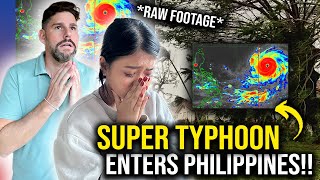 SUPER Typhoon Mawar ENTERS PH- TERRIFYING Moment in BGC!