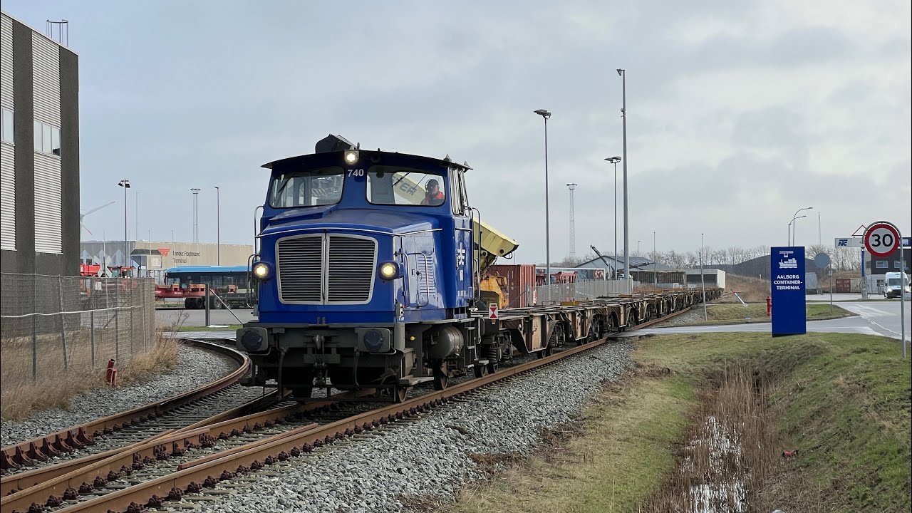 NJ Z70 740 hos Port of Aalborg 14.01 2025